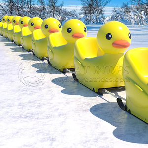 Mignon canard en PE, luge à neige, toboggan d'hiver pour enfants, jouet de neige pour jouer en extérieur - Product Image 4