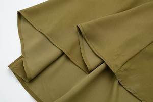 2024 verde militar Spaghetti Trager Zuruck Aushohlen Khaki Farbe <span class=keywords><strong>Lassig</strong></span> Sommer Frauen Lange Slip Kleid - Product Image 5