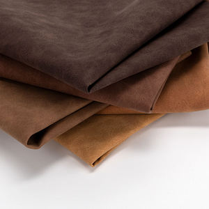 جلد البقر المدبوغ Nubuck الصناعي القائم على المياه فو بو للأحذية - Product Image 6