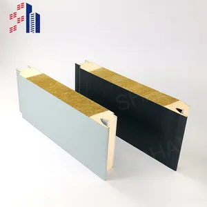 SH 5cm Cheap Thermal Insulated Exterior Wall EPS Black Rock Sandwich Panels 120mm Metal Luxury Villas
