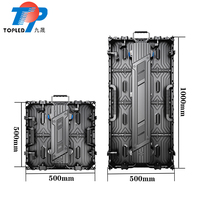 Écran LED extérieur TOPLED étanche P3.91 IP65 pour mur d'affichage, panneau publicitaire numérique intelligent, location d'écran LED