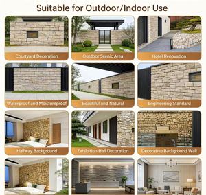 Panel de Pared de Espuma de PU con Patrón de Espalda de Tortuga, Ecológico, 30 mm de Grosor, Ligero, Impermeable, Ignífugo, Fácil de Instalar en Interiores y Exteriores, para Hoteles - Product Image 5