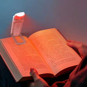 Portable Mini <b>Book</b> <b>Light</b> Perfect Gift LED <b>Book</b> Reading <b>Light</b> USB Rechargeable for Reading in Bed with Dimmable 3 Color - Product Image 2