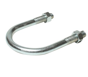 Abrazadera en U de Acero Galvanizado con Tuercas - Product Image 1