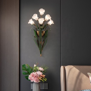 Le lampade da <span class=keywords><strong>parete</strong></span> a <span class=keywords><strong>LED</strong></span> in stile Country francese sono adatte per decorare le pareti di sfondo della TV e le testiere delle camere da letto. - Product Image 3