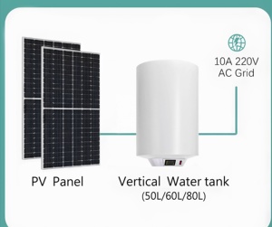 <span class=keywords><strong>Chauffe</strong></span>-<span class=keywords><strong>eau</strong></span> <span class=keywords><strong>solaire</strong></span> photovoltaïque blanc 2000W 50L/60L/80L/100L portable AC/DC pour camping-car, <span class=keywords><strong>appartement</strong></span> et usage domestique - Product Image 1