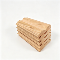 Klare Western Red Cedar Nut- und Federholzverkleidung