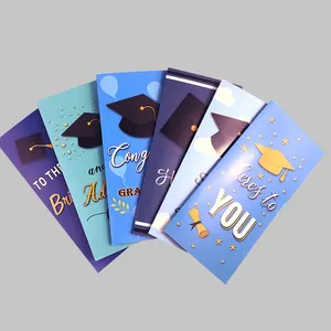 6pcs Graduation Invitations Greeting Cards Custom Graduation Donut Party Bridal Shower Party Supplies Invitation Cards