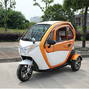 Closed Electric Tricycle <b>2</b> Seats <b>Passenger</b> Use Eec Certified - Product Image 3