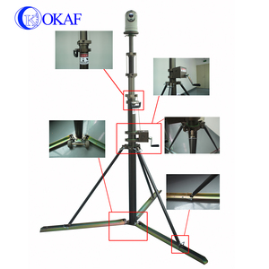 Mástil Telescópico Manual para Cámara de Vigilancia PTZ Montada en Vehículo de 8m, 12m, 15m, con Manivela, OK-SD3-20SJ, OK-SD3-20SJ Telescópico - Product Image 2