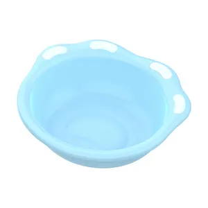 Baby Washbasin Bathroom Collapsible Wash Basin For Kids And Babies Lightweight Portable Travel Basin