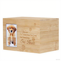 Urnas de Bambú para Mascotas, Ataúdes Conmemorativos para Perros y Gatos