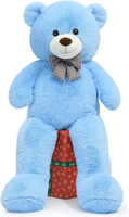 Enfants charmant câlin bleu géant ours en peluche peluche jeter poupée émotionnelle soulager meilleurs cadeaux 47 pouces mignon peluche jouet