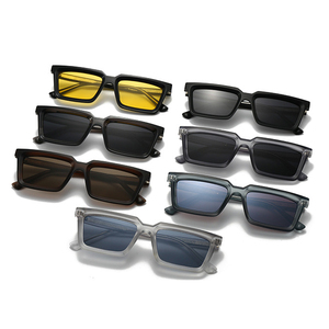 แว่นกันแดดทรงสี่เหลี่ยมกรอบพลาสติก UV400 หรูหรา แฟชั่นปี 2026 แว่นกันแดดโพลาไรซ์สำหรับผู้ชาย ขายส่ง - Product Image 5