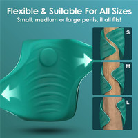 9 Modi Massage Penis Stroker Eichel Trainings Stimulator Verzögerungszeit Männlicher Vibrator mit APP-Steuerung Masturbation für Männer Penisring