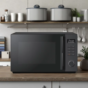 High Quality 25l 220v/50hz Mechanical Control Stainless Steel Countertop Microwave Oven 900w Power Child <b>Lock</b> Home Use Dmd90-25 - Product Image 1