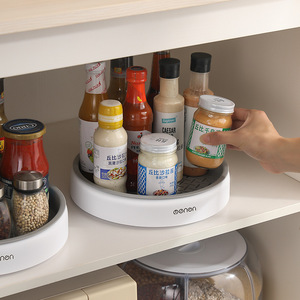 Oenon Rotating <b>Spice</b> <b>Rack</b> 360 Degree Turntable Non Slip Kitchen Counter Storage <b>For</b> Sauce Bottles And <b>Jars</b> - Product Image 3