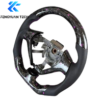 Volant sport en fibre de carbone forgé personnalisé avec LED pour Honda Civic Fit Spiro Accord CRZ Type-R FK8 Insight S2000 Type R GK5