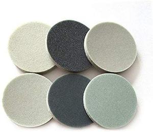 SATC <span class=keywords><strong>3</strong></span> Zoll 75mm runde Schwamms chleif scheibe Schleifpapier Hoch härte Aluminium oxid 300-3000 Körnungen Polieren Schleif hakens ch laufe - Product Image 1