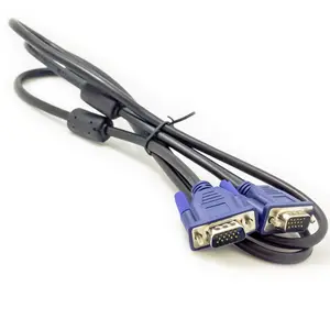 Fábrica al por mayor monitor de computadora de buena calidad 3 + 5 VGA a VGA cable de alta velocidad portátil cable de audio y video cable VGA 5M