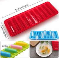 Tube de glace faisant des plateaux moules de bâtons de glaçons parfaits pour les bouteilles d'eau de sport à petite bouche