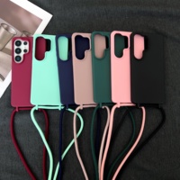 Étui de téléphone avec cordon, antichoc, compatible avec la charge sans fil, étui de téléphone portable design pour iPhone Samsung A05 A06 A12 A17 A57 A54 A73 5G
