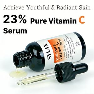 SYLAX 30ml 23% 순수 비타민 C 세럼 E & HA 함유 미백 안티에이징 한국 세럼 다크 스팟 전용 프라이빗 라벨 도매 - Product Image 5