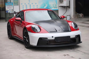 Kit de carrosserie en plastique PP pour porscho911 992 992, style GT3 amélioré, pare-chocs avant et arrière, jupe latérale, spoiler, kit de carrosserie - Product Image 2