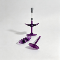 Conteneur COP incassable de 1 ml, piston translucide codé par couleur et piston en caoutchouc à joint hermétique pour marque privée haut de gamme