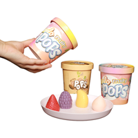 Vente d'usine : Mini-glaces 3D multi-saveurs – Délicieuse combinaison de saveurs fruitées : citron, pomme, litchi, fraise, raisin, chocolat