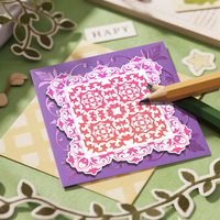 Matrices de découpe en métal, pochoirs de gaufrage et de découpe pour scrapbooking, fabrication de cartes, invitations, artisanat papier et décoration