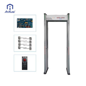 Alta Qualidade Full Body Metal Detector Caminhada Através 6 Zone Security Arch Way Metal Detector - Product Image 2
