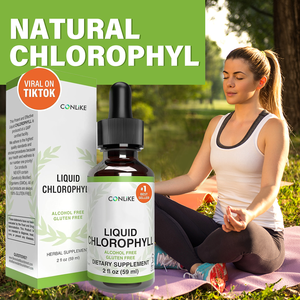 Venta al por mayor, suplemento saludable, clorofila de grado alimenticio, gotas orales líquidas, extracto de plantas, Etiqueta Privada, bebida a granel para adultos - Product Image 3