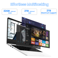 Vente en gros usine Nouveau PC portable Intel 14,1 pouces pour entreprise et bureau, clavier anglais, Windows 11, SSD 256 Go, écran IPS, Quad Core 1,7 GHz