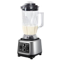 Machine à lait de soja électrique à grains fraîchement moulus, grande capacité, haute puissance, pour les cafés et les restaurants, en plastique alimentaire