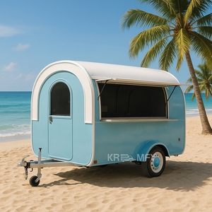 Camion-restaurant mobile de rue au design spécial, en fibre de verre, multifonctionnel, pour la vente de snacks, chips, glaces, etc. - Product Image 1