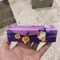Lot de 12 jouets anti-stress en mousse PU en forme de beurre pour Halloween, à remontée lente, en gros