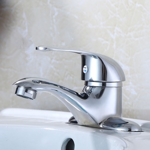 Robinet de lavabo à 2 trous pour salle de bain, <span class=keywords><strong>mitigeur</strong></span> d'eau chaude et froide - Product Image 4