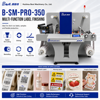 Machine de découpe automatique de haute précision BOST SM-350pro avec écran tactile PLC et alimentation automatique pour autocollants, papiers et feuilles