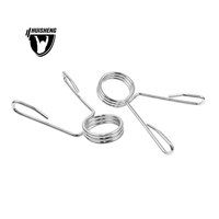 Colliers à ressort HUISHENG, pinces pour haltères, colliers à ressort pour poids libres pour l'entraînement musculaire