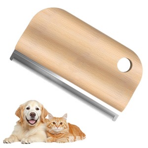 Wooden <b>Pet</b> Grooming Comb For Cats And Dogs Portable Detangling Tool - Product Image 5