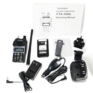 Transceptor de Banda Aérea Yaesu FTA-250L, Radio Bidireccional Portátil con Resistencia al Agua IPX5 - Product Image 1