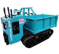 500KG 1000KG Selbstladender Gummiketten-Minidumper YFD05 YFD10