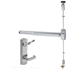 KEYMAN-cerradura de solenoide para puerta de salida, embellecedor exterior, barras de salida de Panic UL10C Fire tased 3H ANSI/BHMA, Grado 1 - Product Image 4