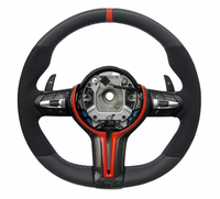 Volant sport en cuir et fibre de carbone pour BMW F30 F31 F32 F33, style performance personnalisé