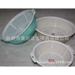 <b>Plastic</b> Rice Washing <b>Basket</b> Mold For Household Goods Injection Molding P20 Material One Parting Surface - Product Image 3