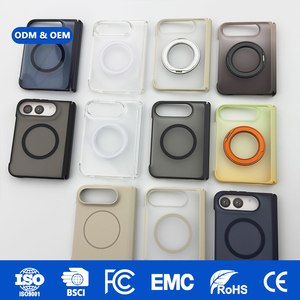 เคสใสเกรดธุรกิจสำหรับ iPhone 18 Fold บางเฉียบ พร้อมบานพับแม่เหล็กแข็งแรง รองรับการผลิตแบบ Private Label OEM/ODM - Product Image 4