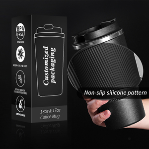 Chất Lượng Cao 380/510Ml 304 Thép Không Gỉ Đôi Chân Không Cách Nhiệt Cốc Cà Phê Văn Phòng Xe Nước Cup Thiết Kế Thời Trang Trở Lại Trường Học - Product Image 4