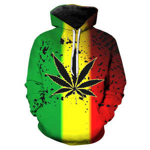 2024 <strong>Bob</strong> <strong>Marley</strong> 3D Printed <strong>Hoodies</strong> Weeds Printed <strong>Hoodies</strong> Men All Over Print OEM ODM Custom <strong>Hoody</strong> - Product Image 2