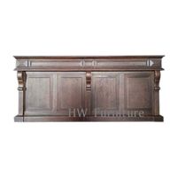 Table de bar en bois Heywood pour la maison, les mariages et les événements